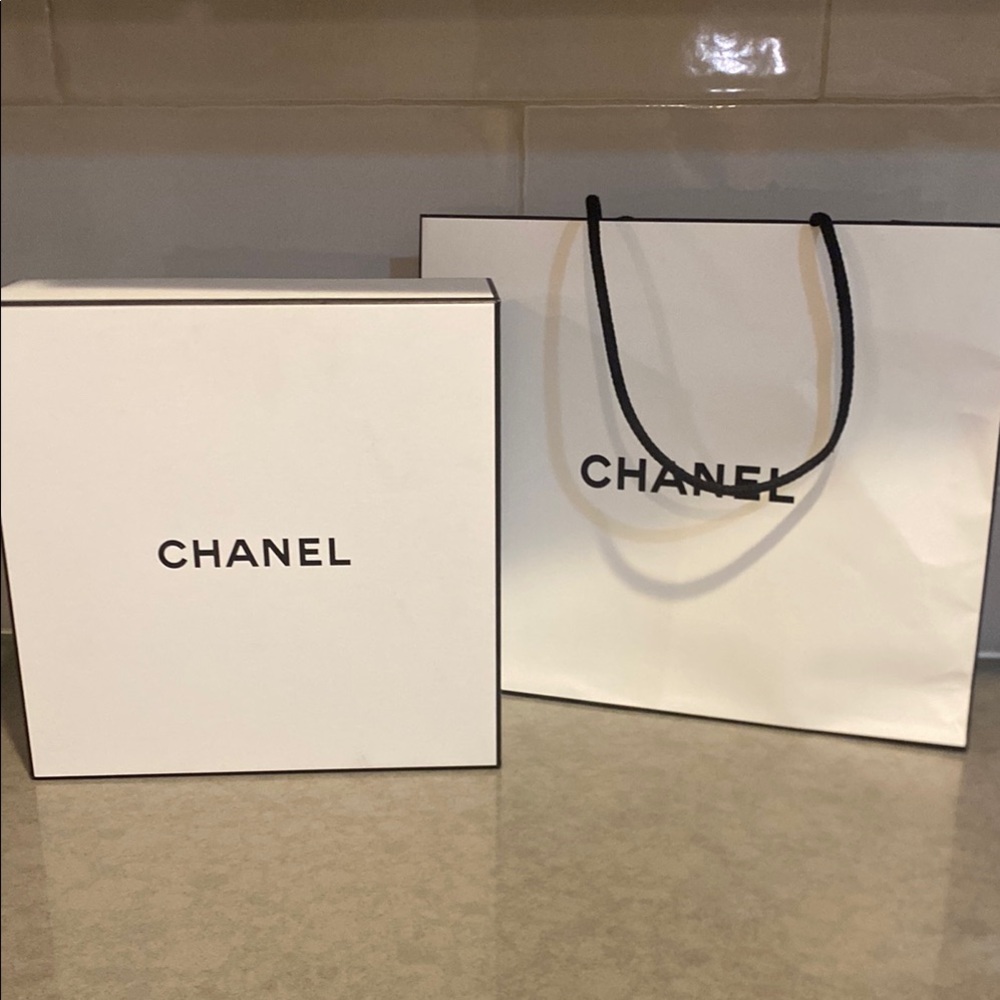 Chanel White Box and Bag Set